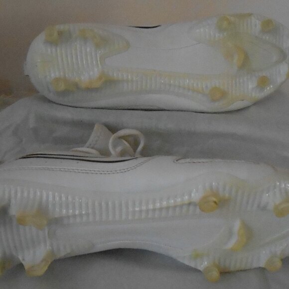 Nike Huarache 9 Varsity LAX White Black Lacrosse Cleats-Men's Size 8/Women's 9.5 - Picture 6 of 9